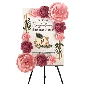 Odette Paper Flower Board