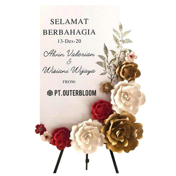 Clarion Paper Flower Board