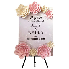 Caldora Paper Flower Board