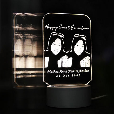 Outerbloom Custom Glow Acrylic Lamp