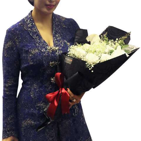 Romantic Universe Elegant Black Bouquet