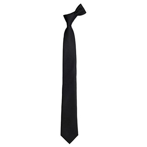 Men's Collection Classic Neck Tie - Black