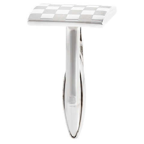 Men's Collection Classic Silver Square Cufflink
