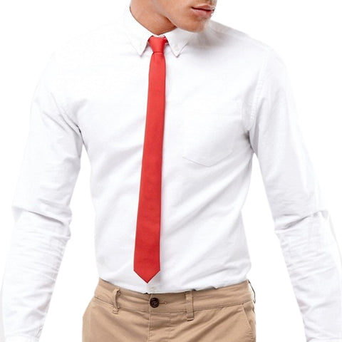 Men's Collection Classic Neck Tie Red