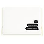 Outerbloom Cardkit Miss You Speech Bubble