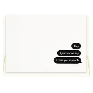 Outerbloom Cardkit Miss You Speech Bubble