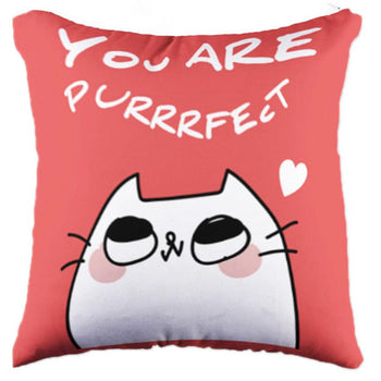 Purrrfect Miss Cat Pillow