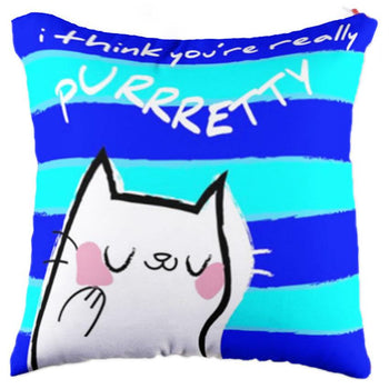 Purrrfect Mr Cat Pillow