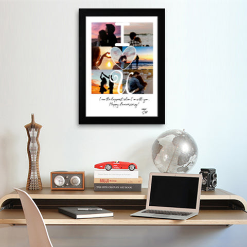 Custom Photo Collage I Love U