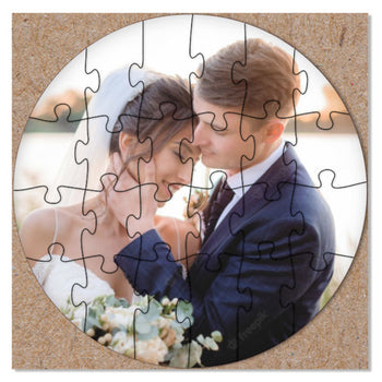 Custom Love Woods Puzzle Circle Series