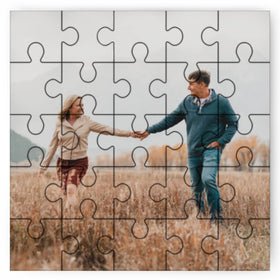Custom Love Woods Puzzle Square Series