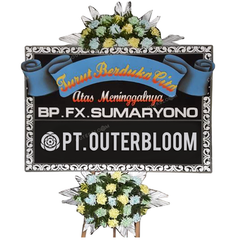 AIA PAPAN BUNGA CONDOLENCES L1 007