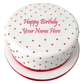 Dot Birthday Cake