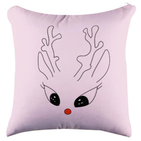 Raindeer Pink Pillow