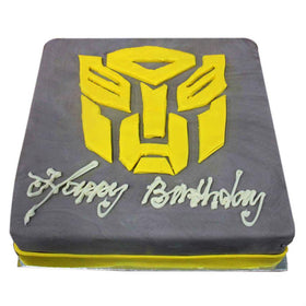 Transformer Logo Cake