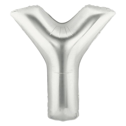 Silver Alphabet Foil Balloon A-Z