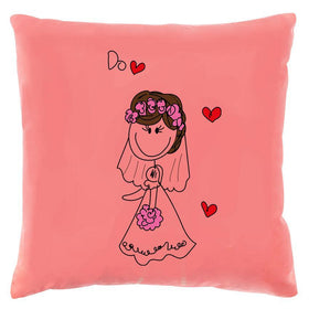 Bride Pink Pillow