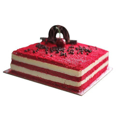 Triple Layers Red Velvet Cheesecake