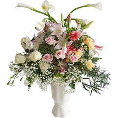 Stunning Roses & Lillies in Vase