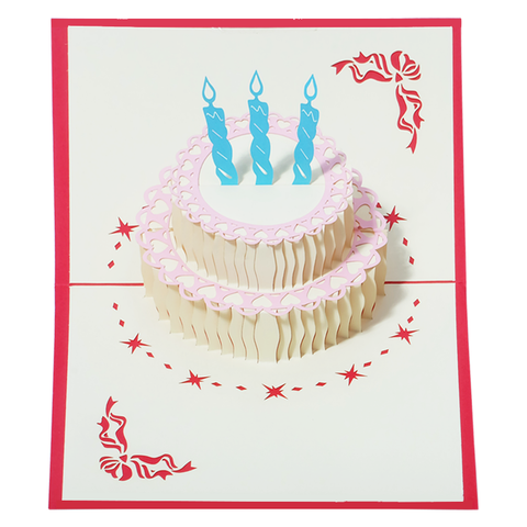 Outerbloom Cardkit - Birthday Cake 3D card