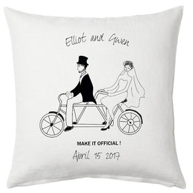 Make It Official Bicycle Pillow