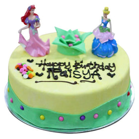 Pastel Princesses Cake