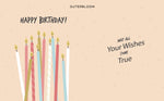 Bloomcard - Happy Birthday